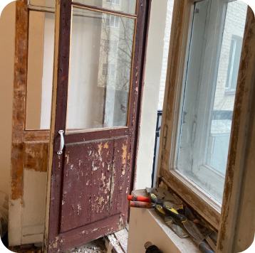 Балконная дверь реставрация и ремонт