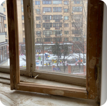 Реставрация окна в сталинском доме 2