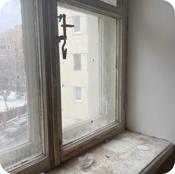Реставрация окна в сталинском доме