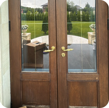 Реставрация дверей из дерева